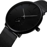 ⁦Crrju Montre Homme Femme- Acier Inoxydable -⁩ - الصورة ⁦2⁩